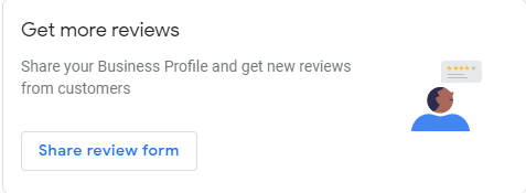 Get more google reviews icon on Google My Business Console